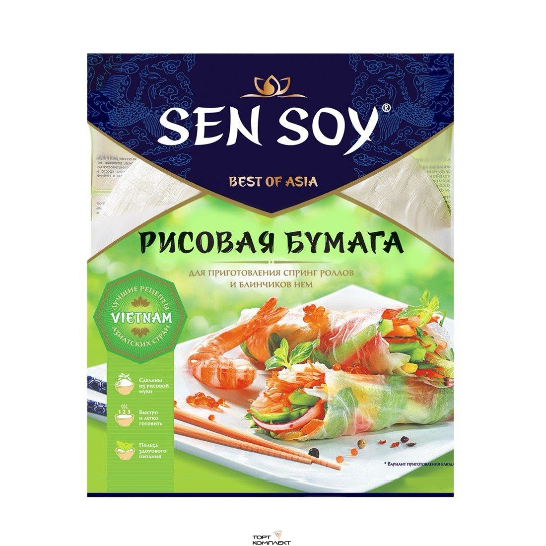 Рисовая бумага Sen Soy 100гр Вьетнам